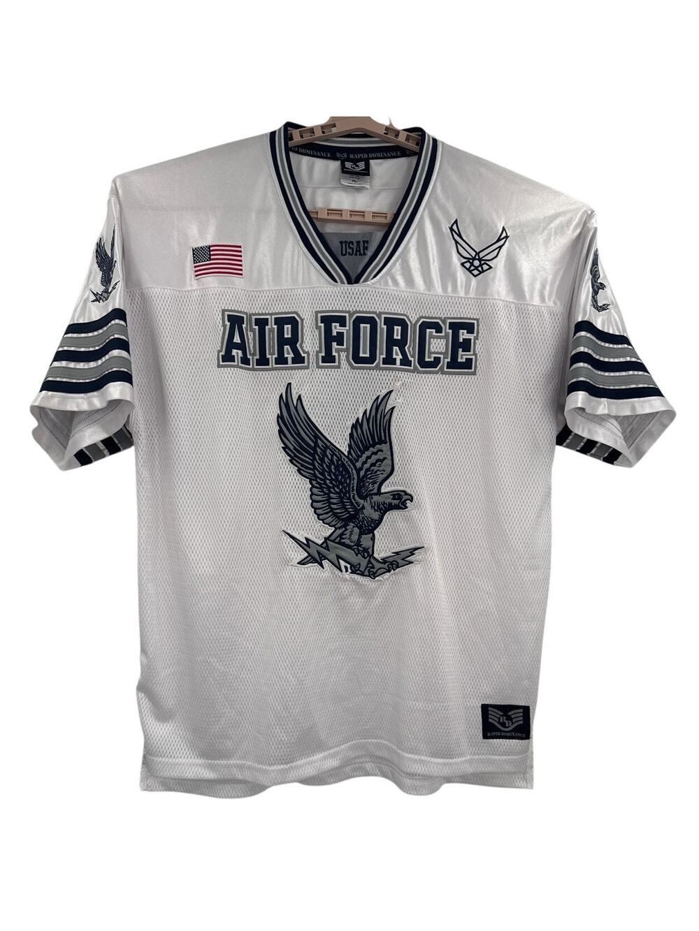 Rapid Dominance air force usaf jersey white size XL